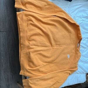 Nike Men's Vibrant Orange Crewneck Sweater